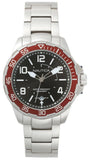 Nautica NAPPLH005 Pilot House Black Dial Stainless Steel Men's Watch