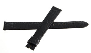 Zenith 12mm x 10mm Black Alligator Watch Band Strap 150