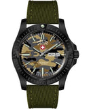 CX Swiss Military DESERT STORM Day/Date watch 42mm Olive Camo strap/dial 3101