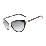 Tom Ford DARIA  Sunglasses Black&Blue Violet Frame Smoke FT321 32B 59-18 130