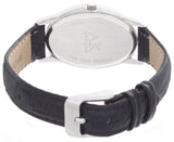 Anne Klein Women's White Dial Black Leather Strap  Watch 10/9183