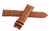 Gerald Genta 20mm x 18mm Dark Haselnut  Leather Watch Band