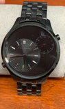Armani Exchange AX2161 Dual Time Black Dial Black Stainless Steel Men's Watch