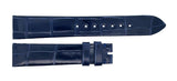 Dior 16mm x 14mm Dark Navy Blue Women's Alligator Watch Strap Band N3R2C