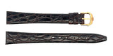 Raymond Weil 13mm Dark Brown Women's Watch Band With Gold Buckle