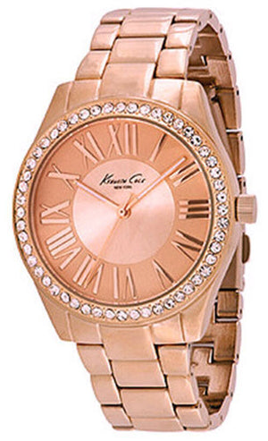Kenneth Cole 10014583 New York Rose Gold Dial Rose Gold Stainless Women's Watch