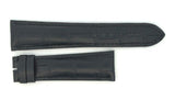 Jean Richard 22mm x 18mm Black Alligator Leather Men's Watch Band Strap