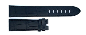 Montblanc Men's 22mm x 20mm Black Alligator Leather Watch Band Strap FRE