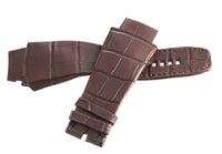 Authentic Richard Mille 30mm x 22mm Brown Alligator Watch Band Strap 60-01L 08
