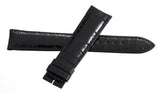 Zenith 19mm x 16mm Black Alligator Watch Band Strap 19-492