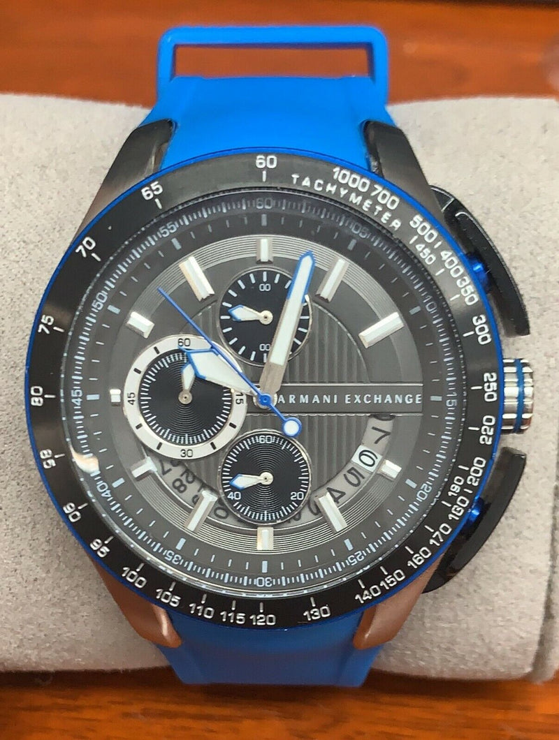 AX Armani Exchange Zero Light Blue Chronograph Watch AX1410