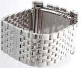 Aqua Master Stainless Steel Silver Tone Band  Men's Diamond Quartz Watch W#330