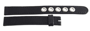 Dior Women's 14mm x 14mm Black Leather 5 Ring Watch Band Strap