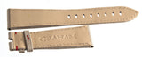 Genuine Graham 24mm x 20mm Beige Genuine Fabric Watch Band Strap W/Red Stitching