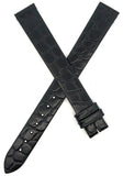 Genuine Longines 13mm x 12mm Black Alligator Watch Band Strap