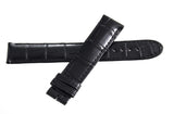 Montblanc Men's 19mm x 17mm Black Alligator Leather Watch Band FRH