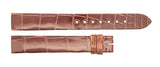 Cartier 13mm x 12mm Brown Alligator Women's Watch Band Strap KDC8AR93