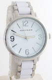 Anne Klein Women Stainless Steel White Dial Plastic/Steel Bracelet Watch AK/1553