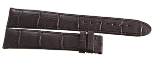 Montblanc Men's 19mm x 17mm Dark Brown Alligator Leather Watch Band Strap FYK