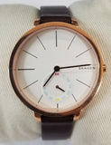 Skagen SKW2356 Hagen White Dial Brown Leather Strap Women's Watch