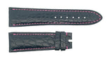 Chopard 22mm x 18mm Black Alligator Leather Watch Band Strap 105/70