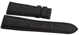 Roger Dubuis 20mm Short Alligator  Black Watch Band Strap