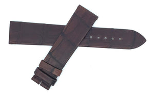 Montblanc 19mm x 17mm Brown Alligator Leather Watch Band Strap FTH