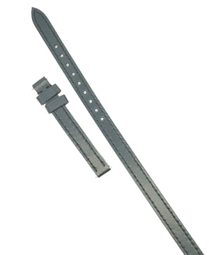 Bvlgari Women's 10mm x 9mm Black Leather Watch Band 100155497(M)