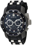 Invicta 20464 TI-22 Black Dial Black Polyurethane Strap Chronograph Men's Watch