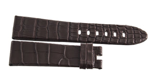 Montblanc Men's 22mm x 20mm Dark Brown Alligator Leather Watch Band Strap