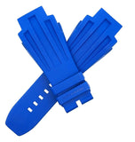Richard Mille 21mm x 22mm Blue Rubber Watch Band Strap 25S OEM Genuine