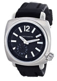 Vince Camuto Men's Black Silicone Band Stainless Steel Watch VC/1034SV