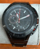 Armani Exchange Chronograph Black Dial Black Stainless Steel Mens Watch AX1404