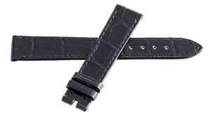 Chopard 16mm x 14mm Dark Blue Alligator Watch Band Strap B0201-1177