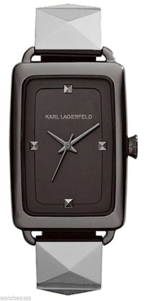 Karl Lagerfeld Karl Kourbe Women's Grey Dial Stainless Steel Bracelet KL1802