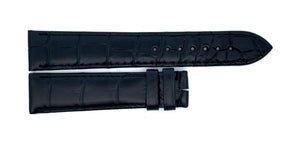 Montblanc Men's 19mm x 17mm Black Alligator Leather Watch Band FVB