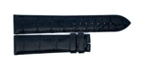 Montblanc Men's 19mm x 17mm Black Alligator Leather Watch Band FVB