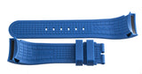 Authentic Corum Admirals Cup 24mm x 20mm Blue Rubber Watch Band Strap NEW