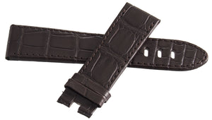 Montblanc Men's 22mm x 20mm Dark Brown Alligator Leather Watch Band FSH