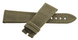 Genuine Graham 24mm x 20mm Olive Green Genuine Fabric Watch Band