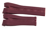 Roger Dubuis 27mm x 21mm Burgundy Rubber Watch Band Strap SED 46/48 M