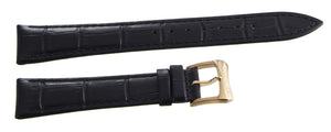 Raymond Weil 20mm x 16mm Black Alligator Leather Watch Band  V1.16