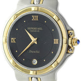 Raymond Weil Women's Two-Tone Black Dial Parsifal Watch 9990/BK