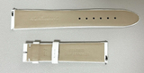 Montblanc Women's 17mm x 15mm White Alligator Leather Watch Band Strap