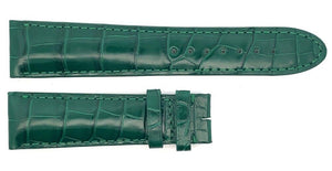 Montblanc Men's 21mm x 18mm Green Alligator Leather Watch Band FBH