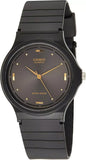 Casio Men's Quartz Black  Dial Black Resin Analog Watch MQ76-1A