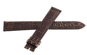 Genuine Chopard 16mm x 14mm Brown Alligator Watch Band Strap 080