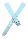 Chopard 13mm x 10mm Baby Blue Satin Women's Watch Band Strap 105/070