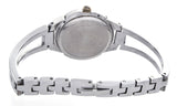 Anne Klein Women's MoP Dial Silver-Tone Bangle Watch AK/1895