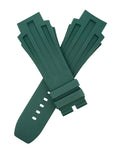 Richard Mille 21mm x 22mm Green Rubber Watch Band Strap 39-01M OEM Genuine